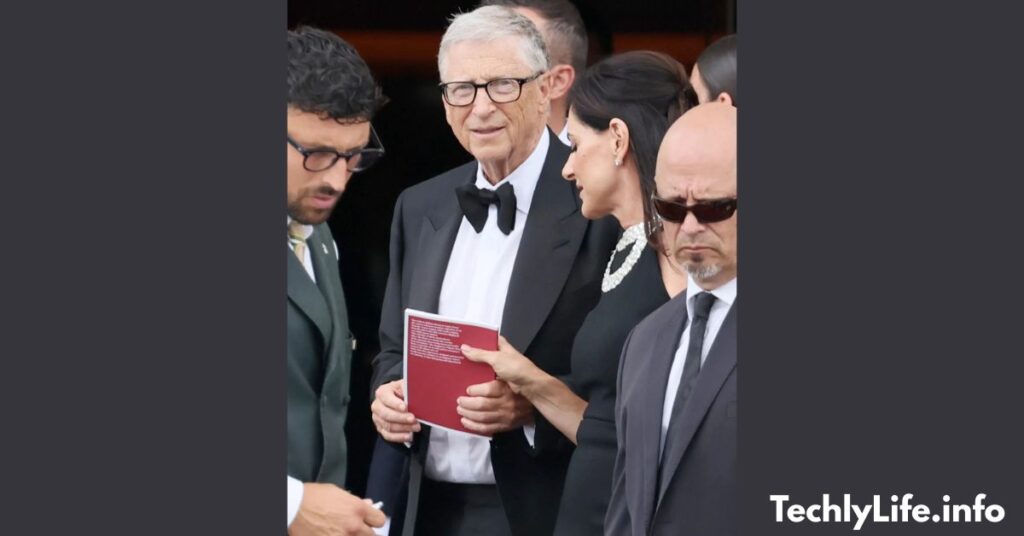 Bill Gates and Paula Hurd at Venice wedding